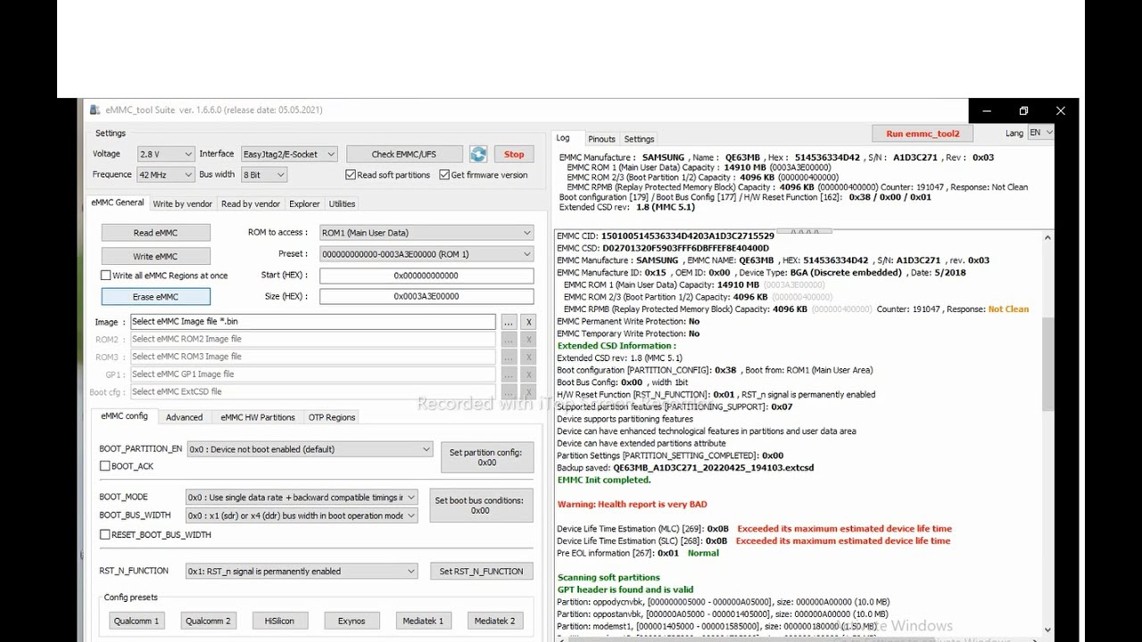 easy jtag plus health report is very bad exceeded its maximum exceeded its maximum estimated device