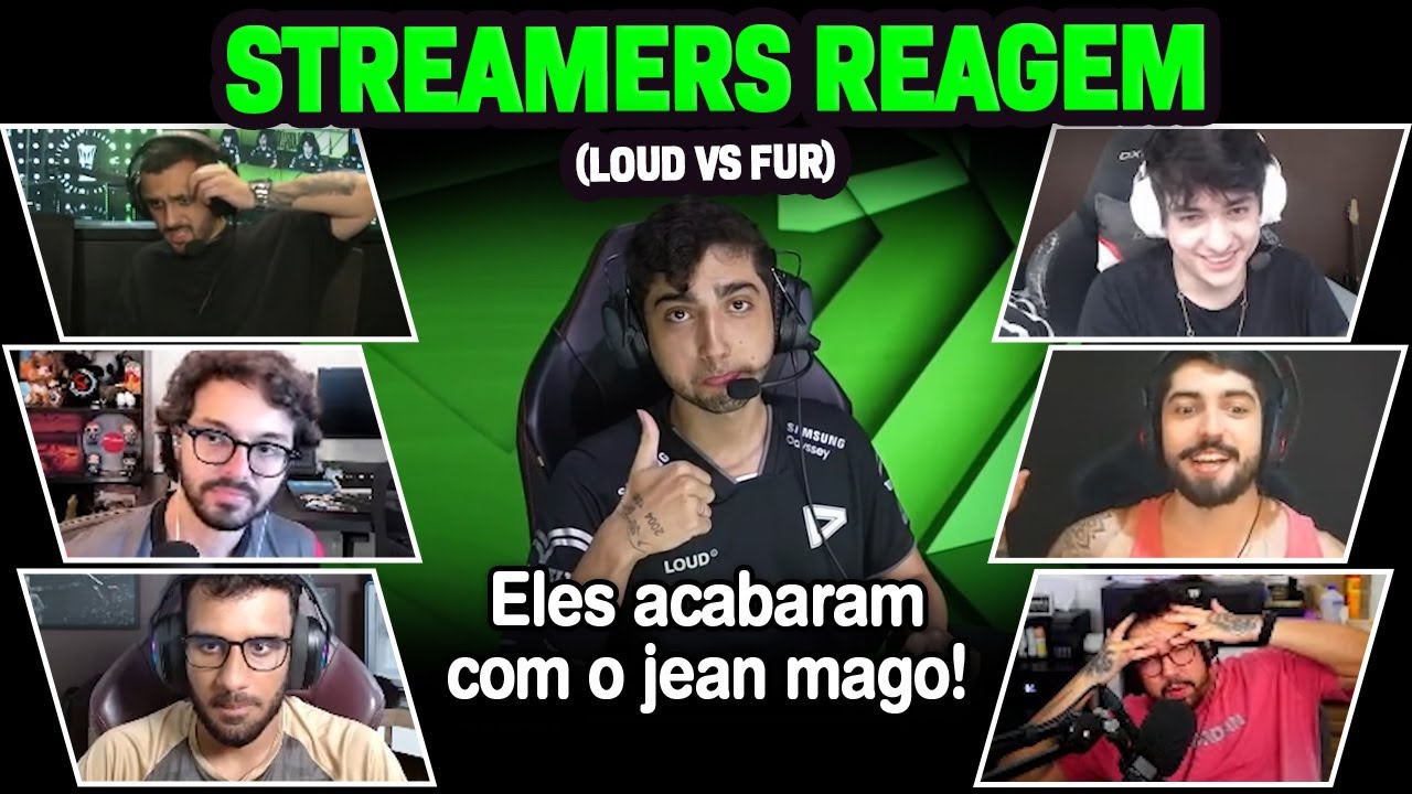 STREAMERS REAGEM: ELES ACABARAM COM O JEAN MAGO!