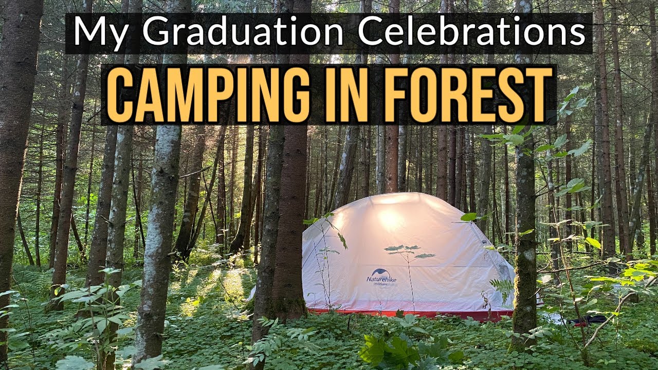 Camping in Estonian Forest