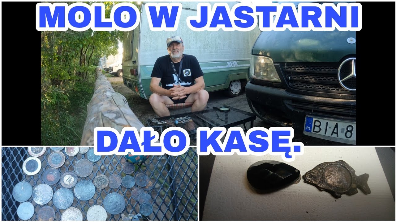 Udane poszukiwania z widzem pod molo w Jastarni, wsp&oacute;łczesne no i z prl-u.