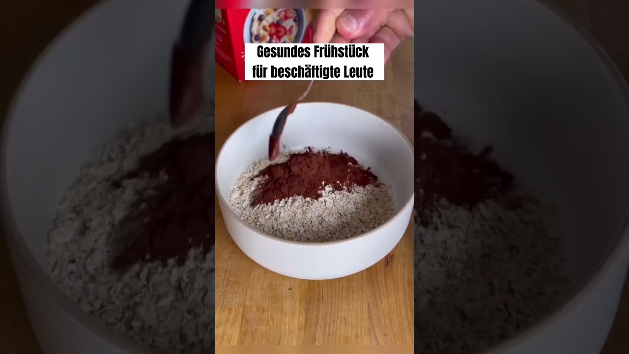 Gesundes Fr&uuml;hst&uuml;ck f&uuml;r besch&auml;ftigte Leute 🥣