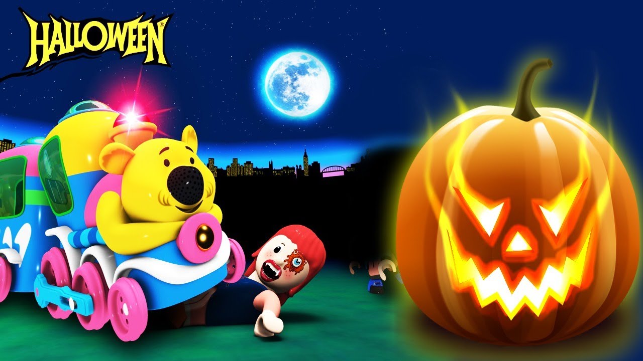 Halloween Train 2020 -  Halloween Cartoon Toy Factory Trains - kereta kartun untuk anak-anak