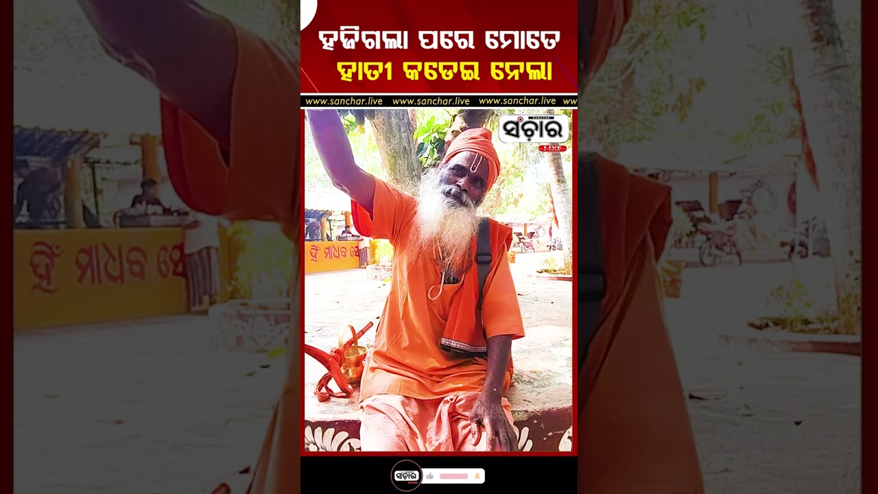 ହଜିଗଲା ପରେ ମୋତେ ହାତୀ କଡେଇ ନେଲା || SANCHAR LIVE