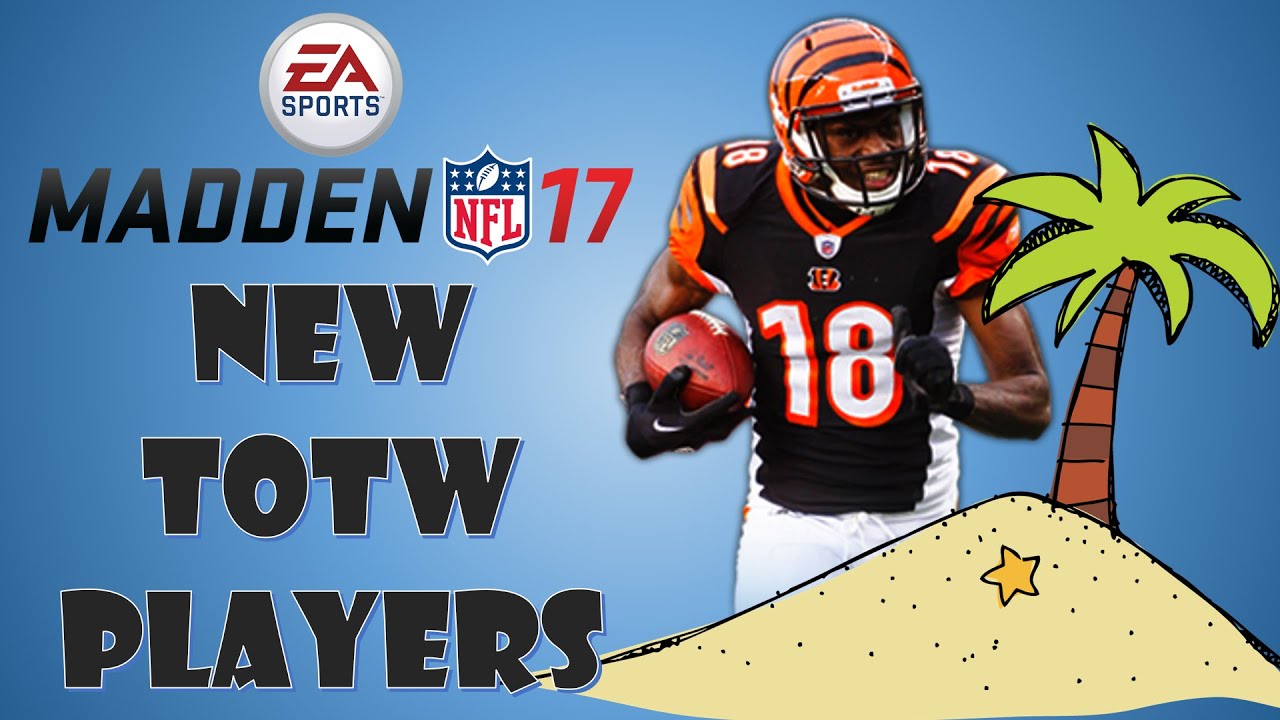 Madden 17 Ultimate Team - NEW TOTW PLAYERS