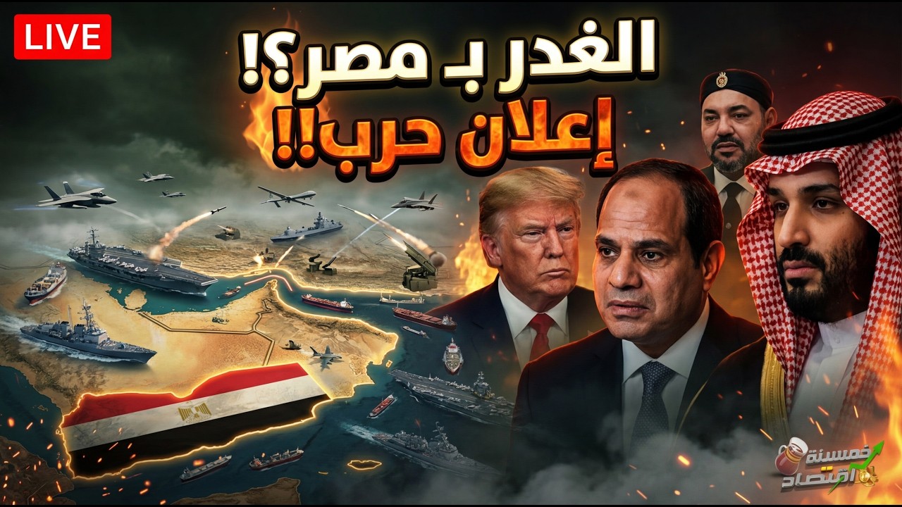 الغدر بـ مصر.اليمن يعلن الحرب.تفعيل الدفاع المشترك والسيسي يغادر عاجل لـ الخليج.ترامب يغدر بـ إيران!