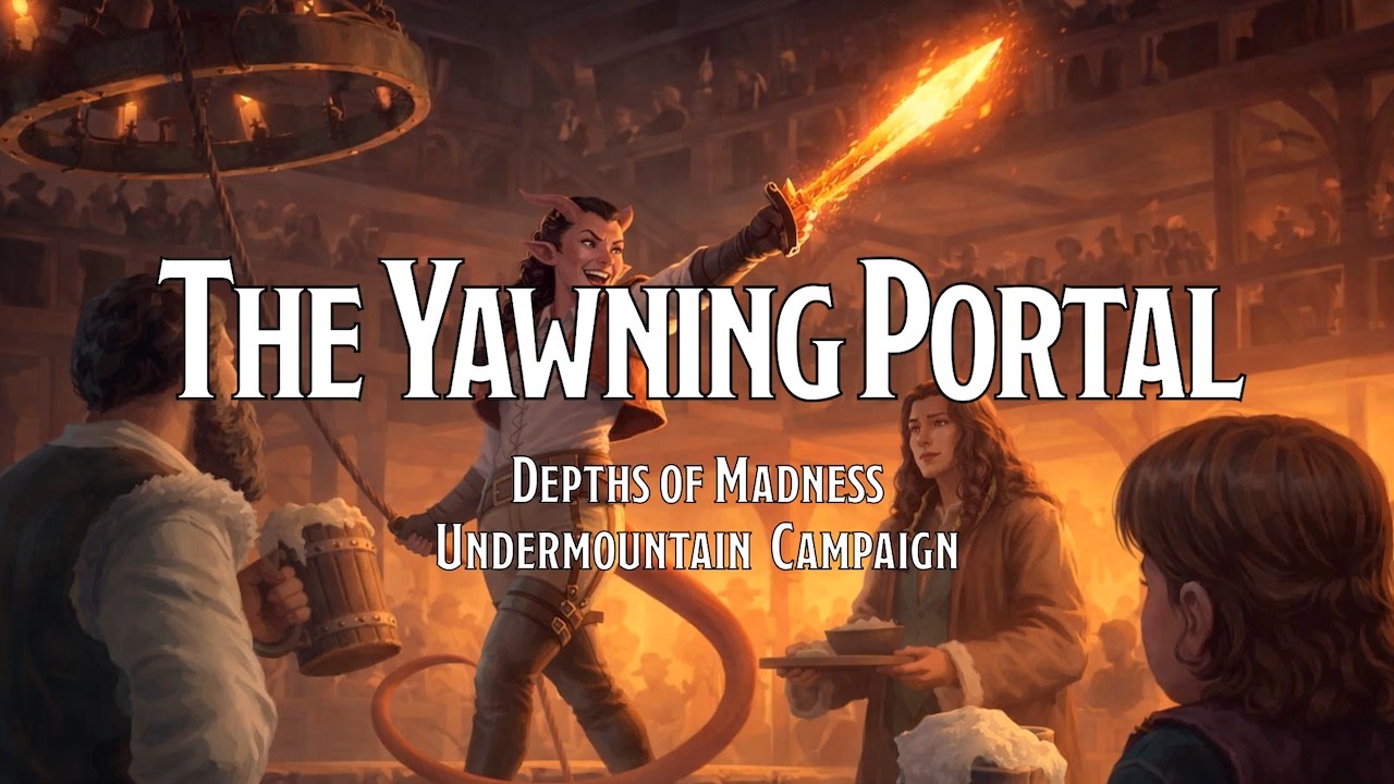 The Yawning Portal - Depths of Madness | D&D/TTRPG Music | 1 Hour | Forgotten Realms | Undermountain