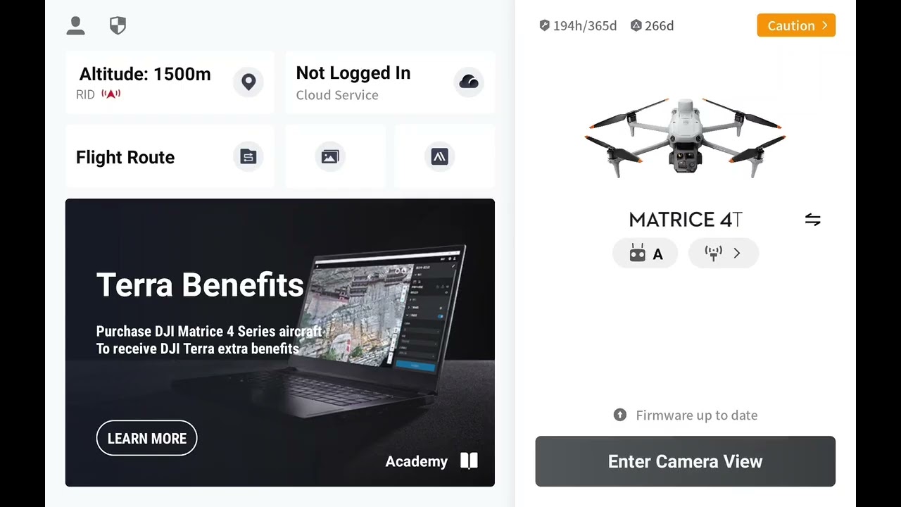 Dji  collegamento account Rc plus 2