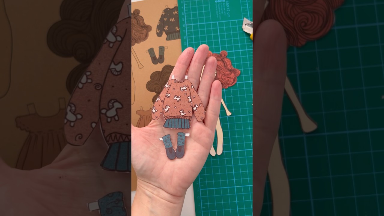 Mu&ntilde;equitas de papel imprimible ☺️ &iquest;jugabas con mu&ntilde;ecas de papel cuando eras peque&ntilde;a? #diyprojects