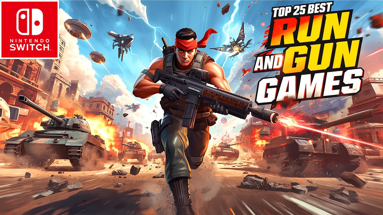 Top Run-N-Gun Games on Switch That Feel Like PURE ADRENALINE Rush!