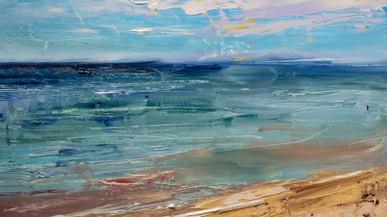 35-Minute Impressionistic Seascape Oil Tutorial