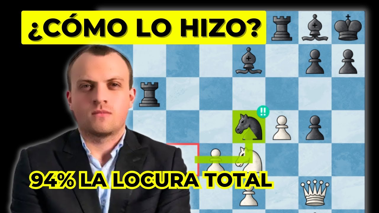 Hans Niemann 94% DE PRECISIÓN 😱La JUGADA que dejo en SHOCK el TATA STEEL 📊