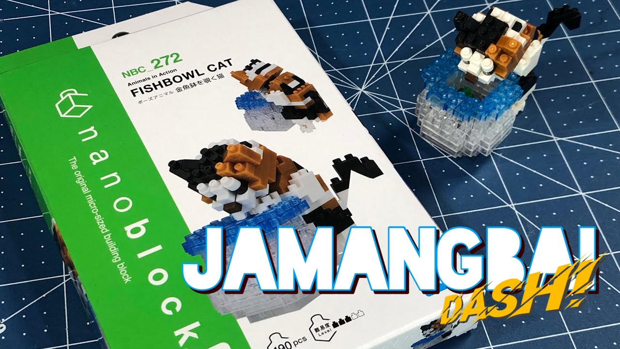 Jamangbai DASH! - nanoblock Fishbowl Cat/LED Plate USB