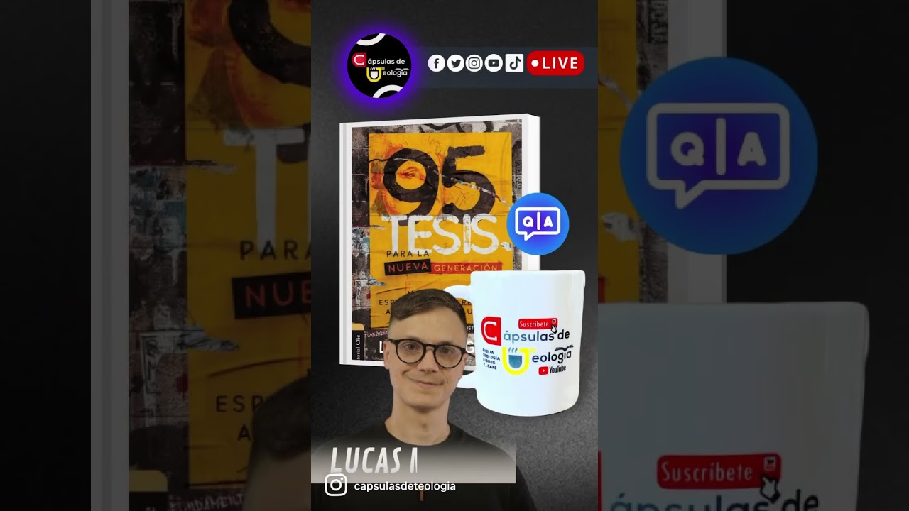&ldquo;C&aacute;psulas 💊 de Teolog&iacute;a&rdquo;. 95 Tesis para la Nueva Generaci&oacute;n. @EditorialClie  y @LucasMagnin