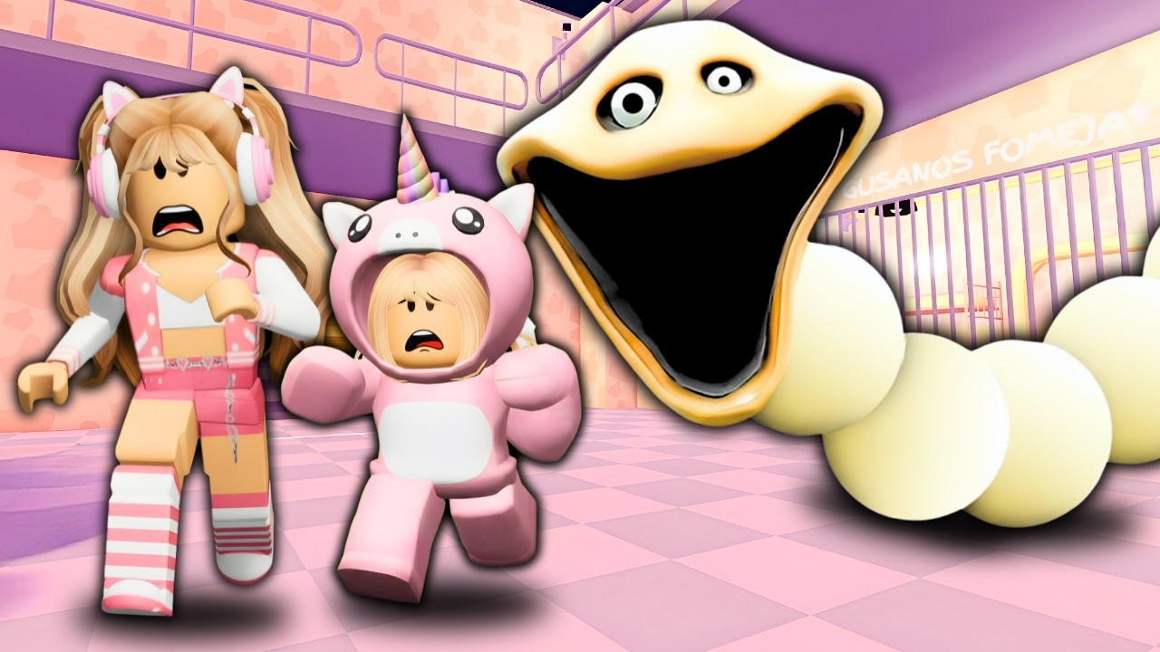 ESTAMOS PRESAS na PRISÃO da MINHOCA FAMINTA - ROBLOX