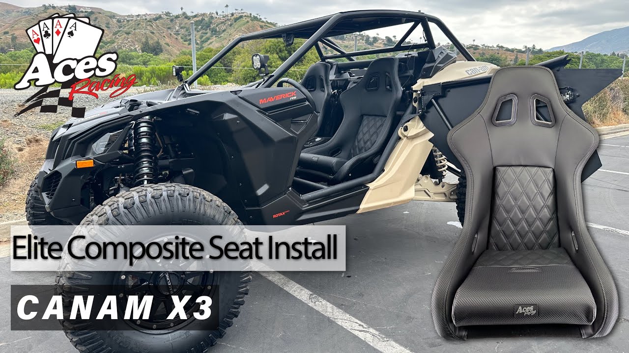 How to Install Aces Racing Elite Carbon Fiber Seats in Your Can-Am X3  - Step-by-Step Guide