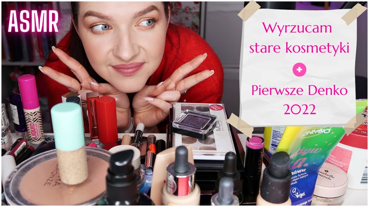 Jakie Kosmetyki Wyrzucam? • Porządki + Pierwsze Denko 2022 • ASMR Po Polsku