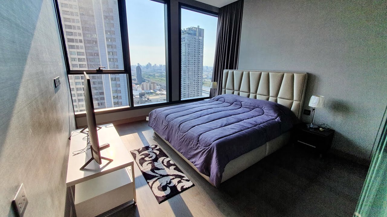 Esse Singha Bangkok Brand New 2 bedroom Apartment for rent 77 sqm Corner Unit 68,000 THB monthly