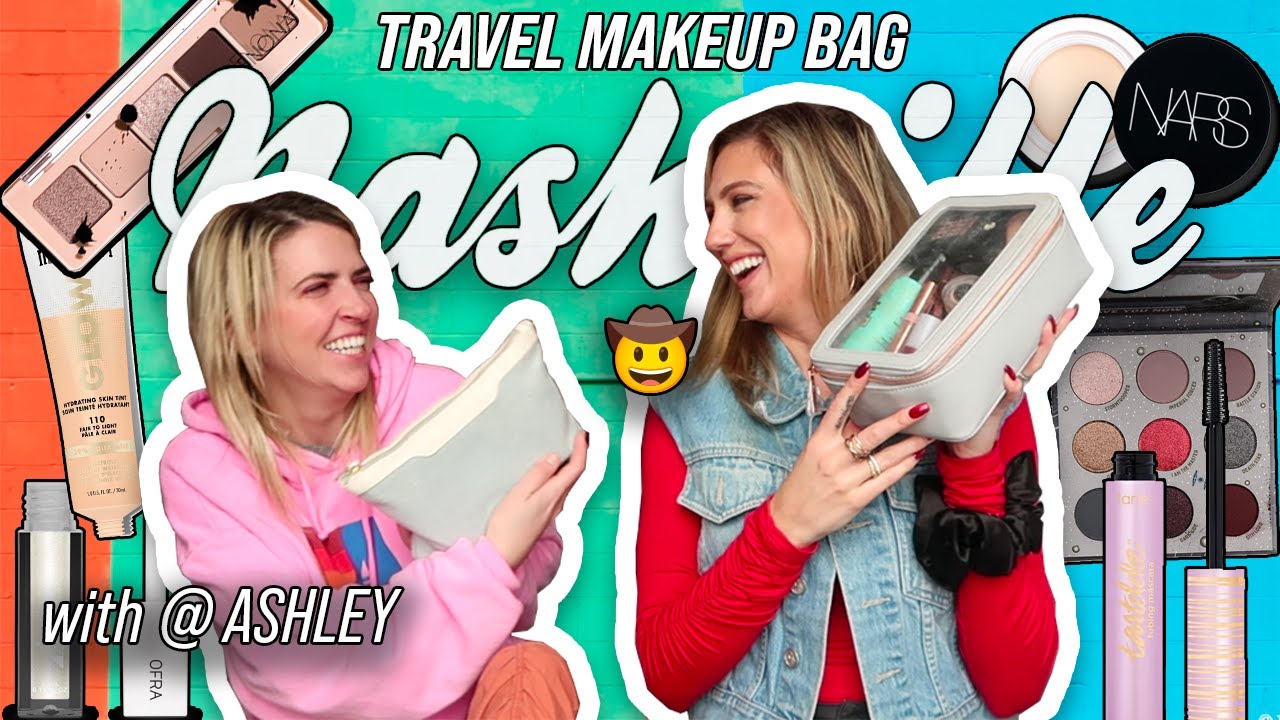 WHAT’S IN OUR TRAVEL MAKEUP BAGS // NASHVILLE 2024