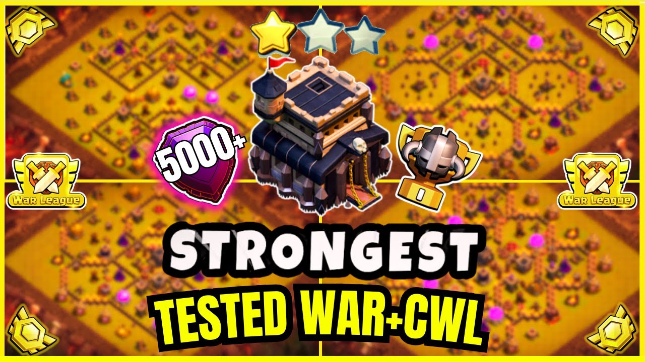 ( TOP 50 ) BEST TH9 CWL BASE WITH LINK 2024 || TH9 WAR BASE LINK 2024 || TH9 BASE CLASH OF CLANS