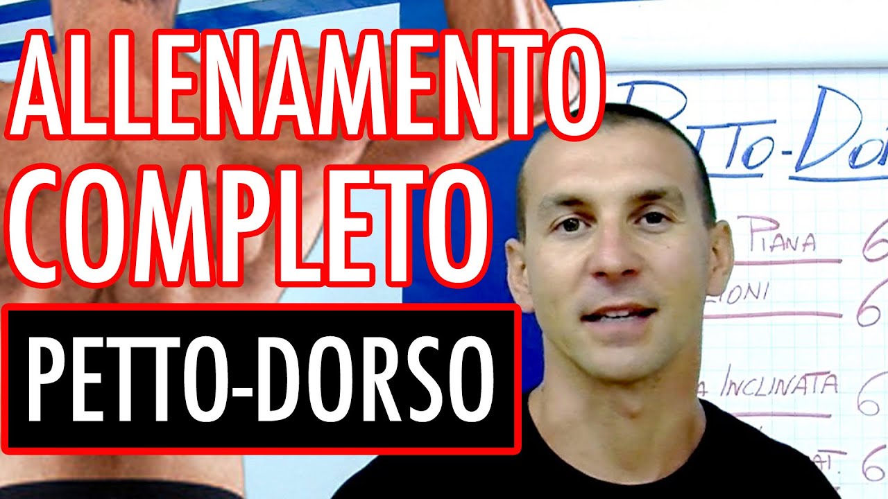Pettorali-Dorsali Programma d'Allenamento Completo - Miletto