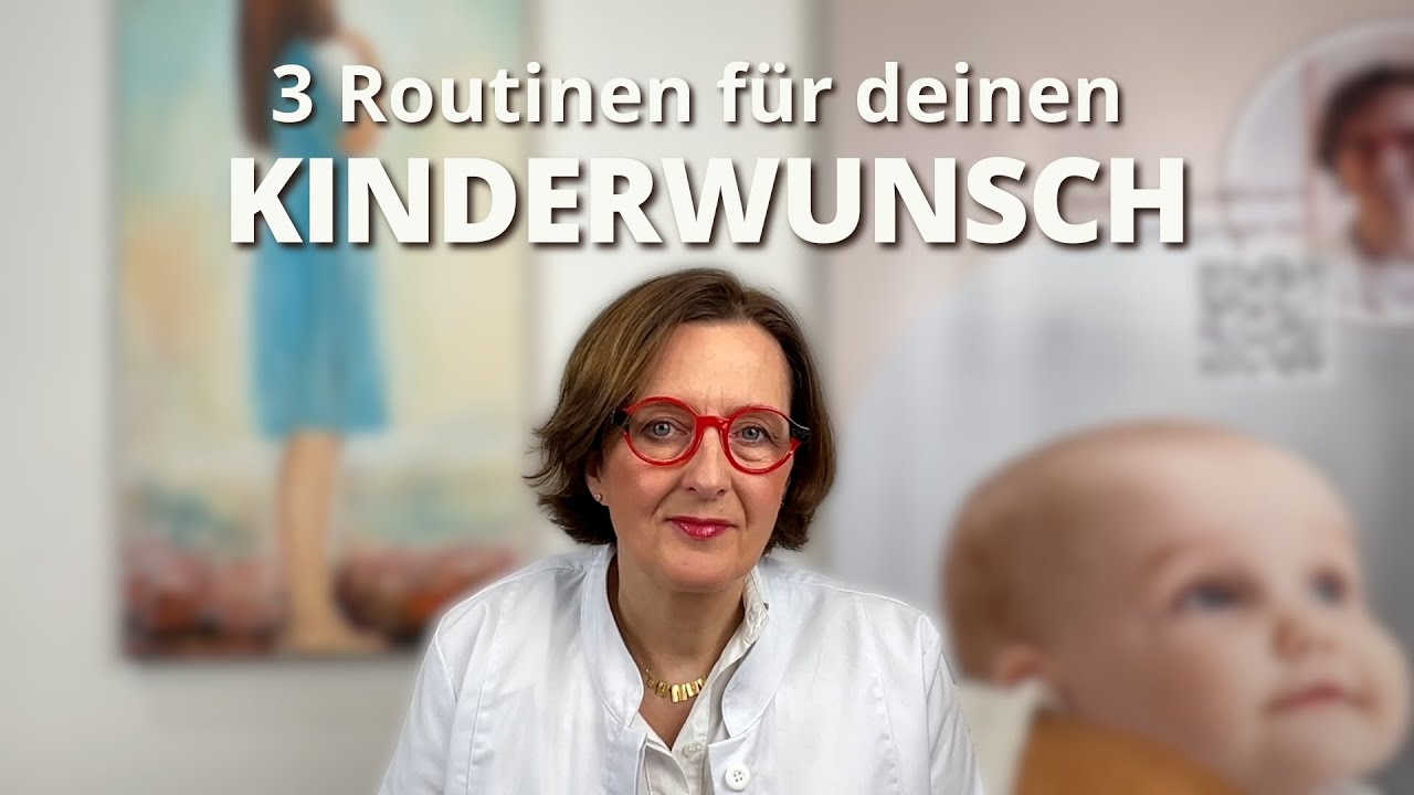 Diese 3 Routinen helfen beim Kinderwunsch  | 🤰🏻 (Dr. med. Heidi Gößlinghoff)