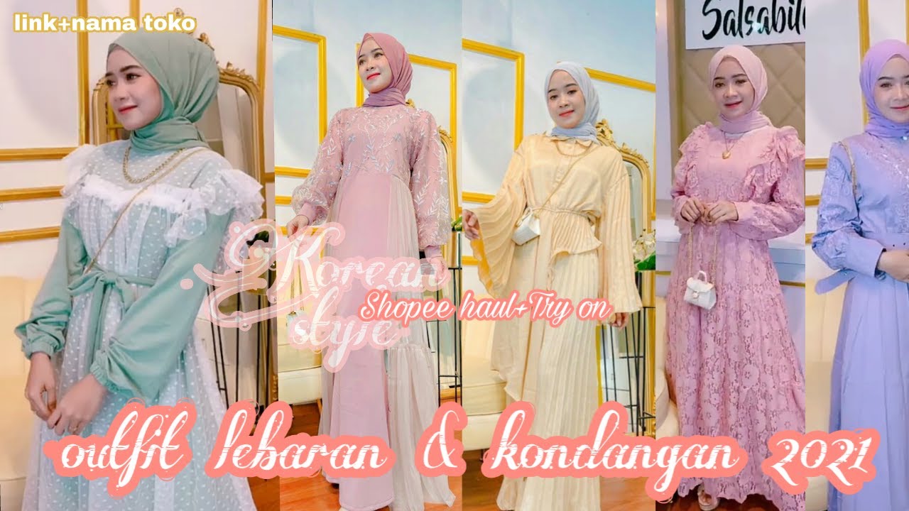 SHOPEE HAUL RACUN TIKTOK Dress/Gamis Kondangan 2022+ link toko #part2  #shoopehaul #racuntiktok