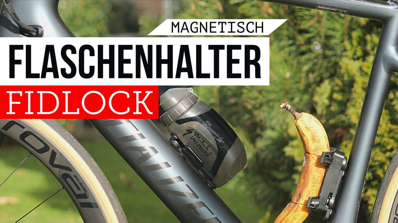 Magnetischer FIDLOCK Universal-Flaschenhalter f&uuml;r alle Fahrr&auml;der / eBikes / Bananen :)
