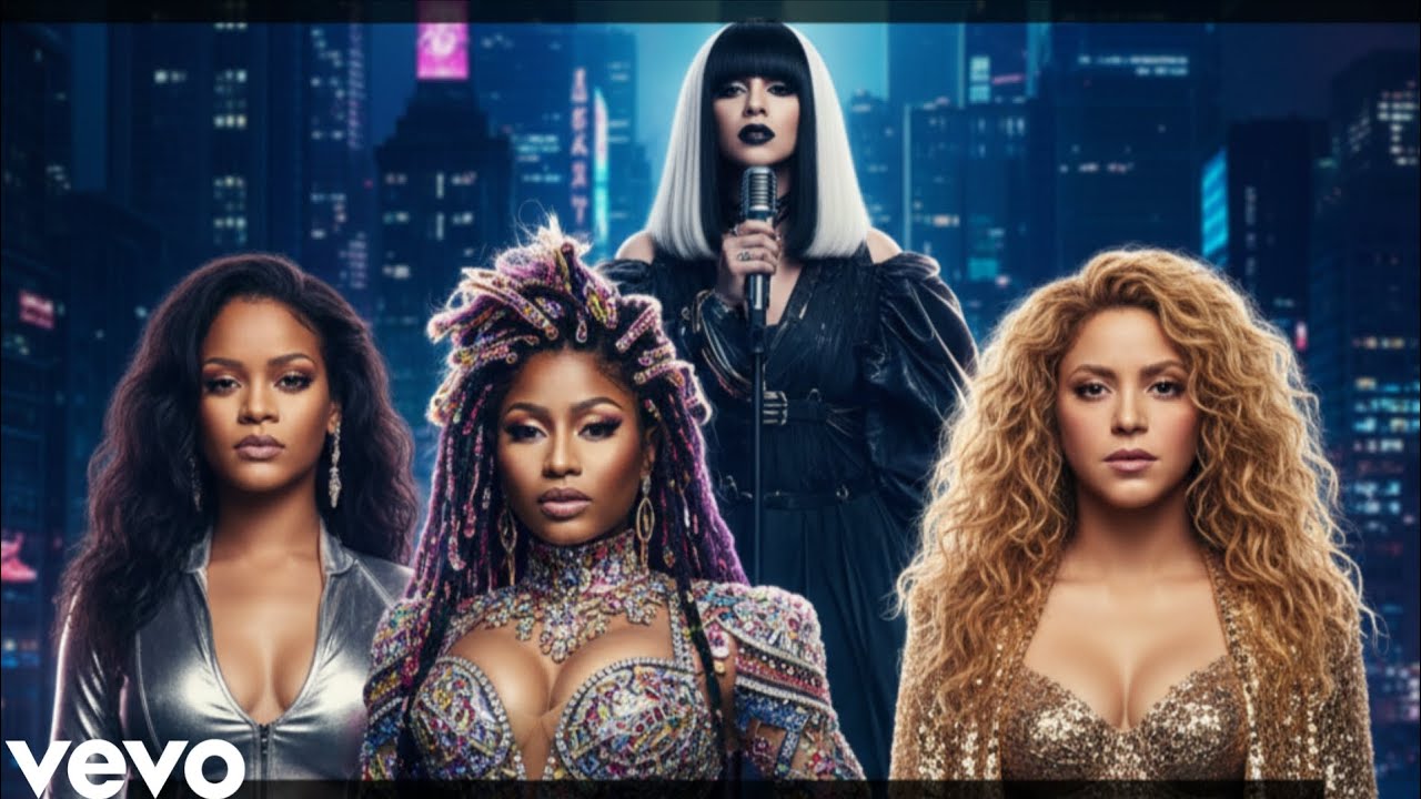 Rihanna, Nicki Minaj,ft. Shakira, Sia,“Unbreakable Glow (Remix)” (officer video music) New songs 