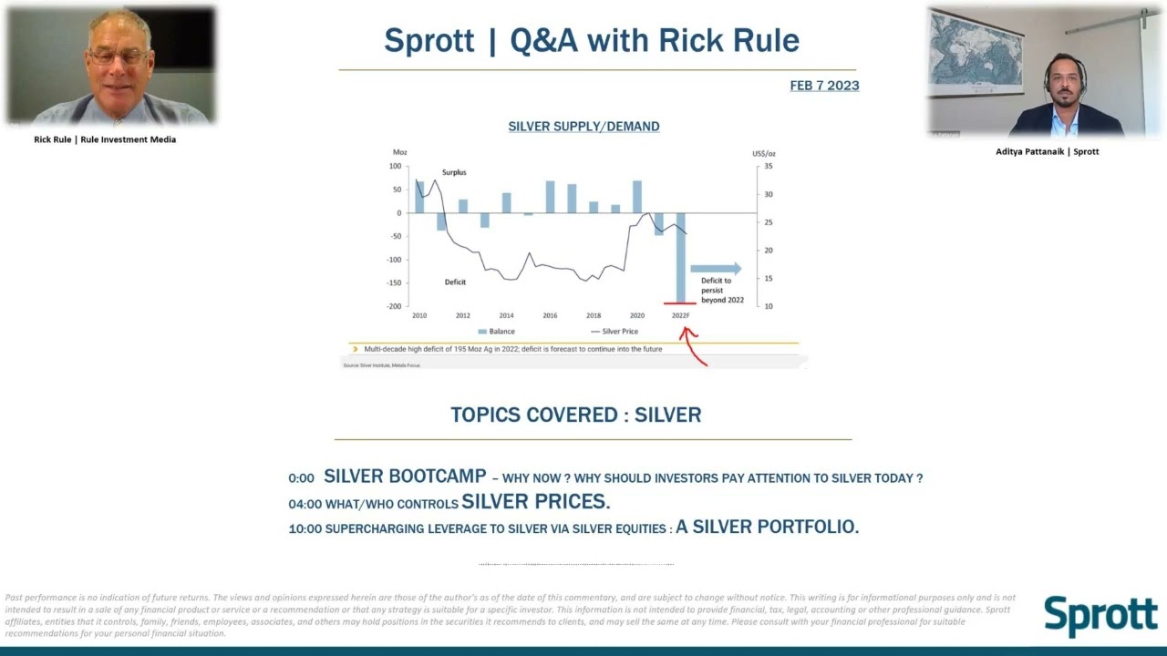 Q&A With Rick Rule - Silver and Silver Equities.