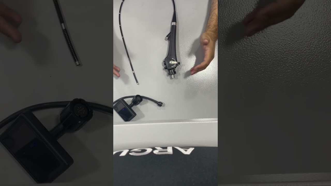 Limpeza e desinfecção do endoscópio portátil Argus, modelo OIF-BC66P