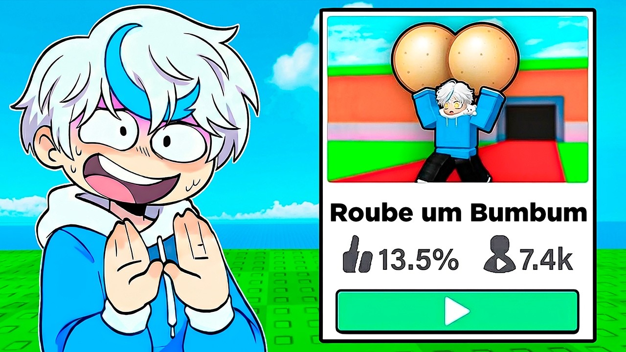 JOGUEI CÓPIAS BIZARRAS DO ROUBE UM BRAINROT E… (ROBLOX)
