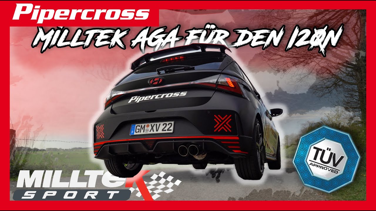 Neuer Auspuff für den Hyundai i20N | Milltek Abgasanlage bekommt TÜV ECE Zulassung | Soundcheck