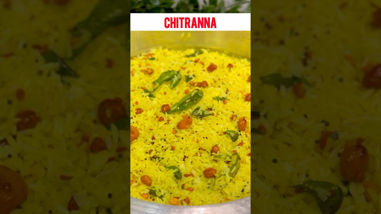 Chitranna/ Lemon Rice 🍋 #shorts #lemonrice #chitranna