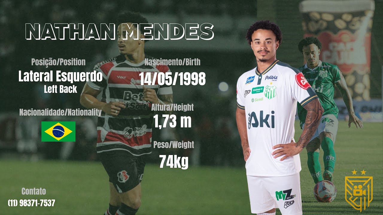 Nathan Mendes - Lateral Esquerdo - 2025/26