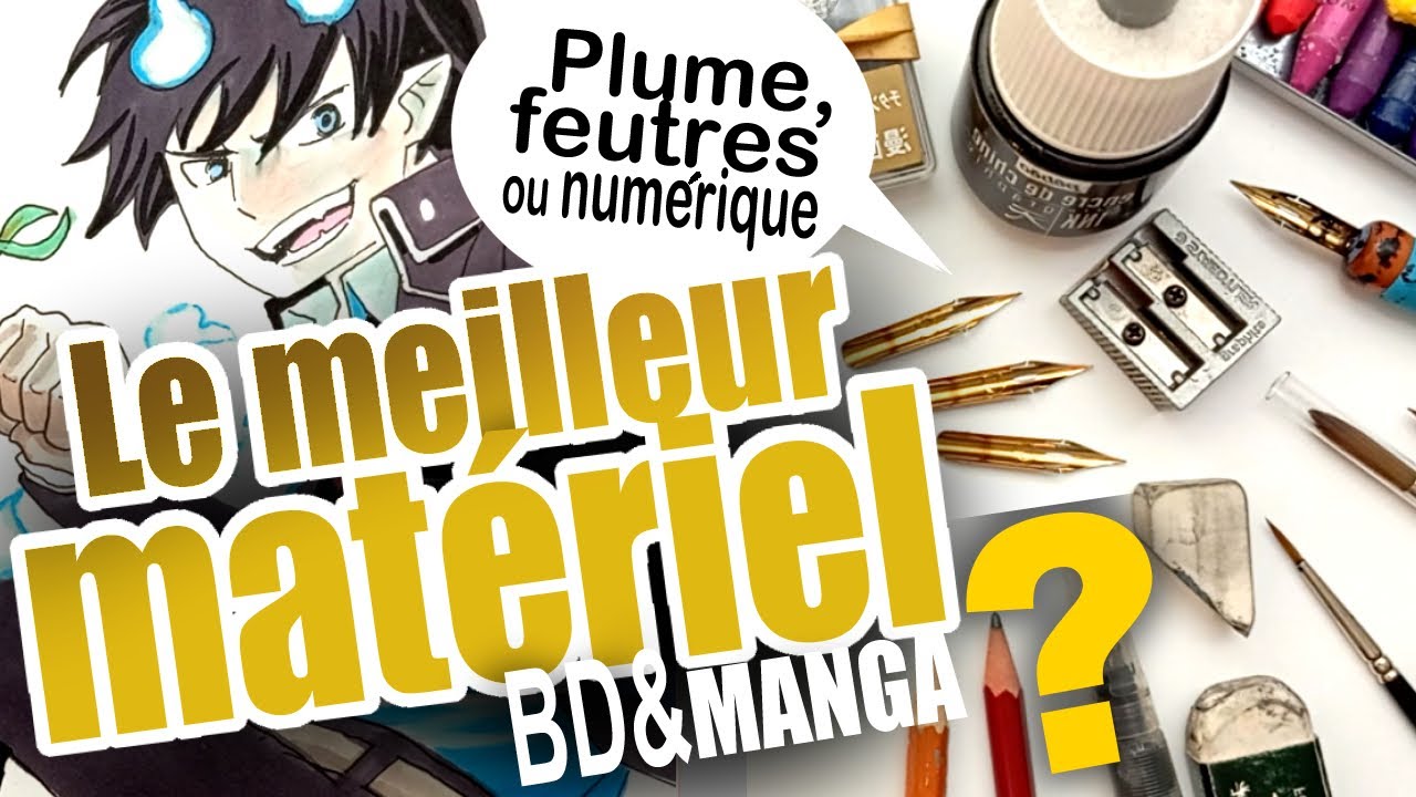 CHOISIR son MATERIEL BD/MANGA  😱💛 (comme un pro)