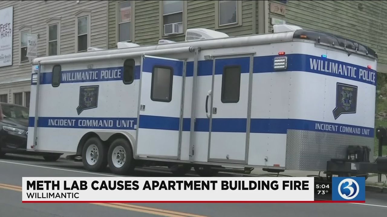 VIDEO: Meth lab fire breaks out in Willimantic