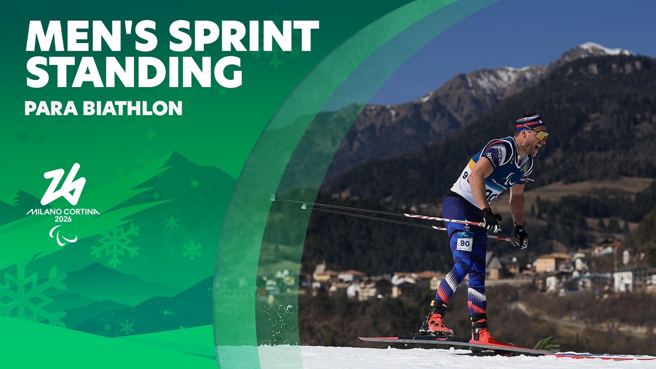 Парабиатлон, мужской спринт, стоя | Полная запись гонки 🏁🎯