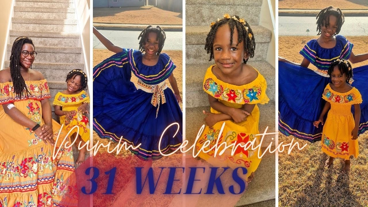 PURIM CELEBRATION | HONORING BIBLICAL FEAST DAYS WITH KIDS | 31 WEEK PREGNANCY UPDATE + DECOR VLOG