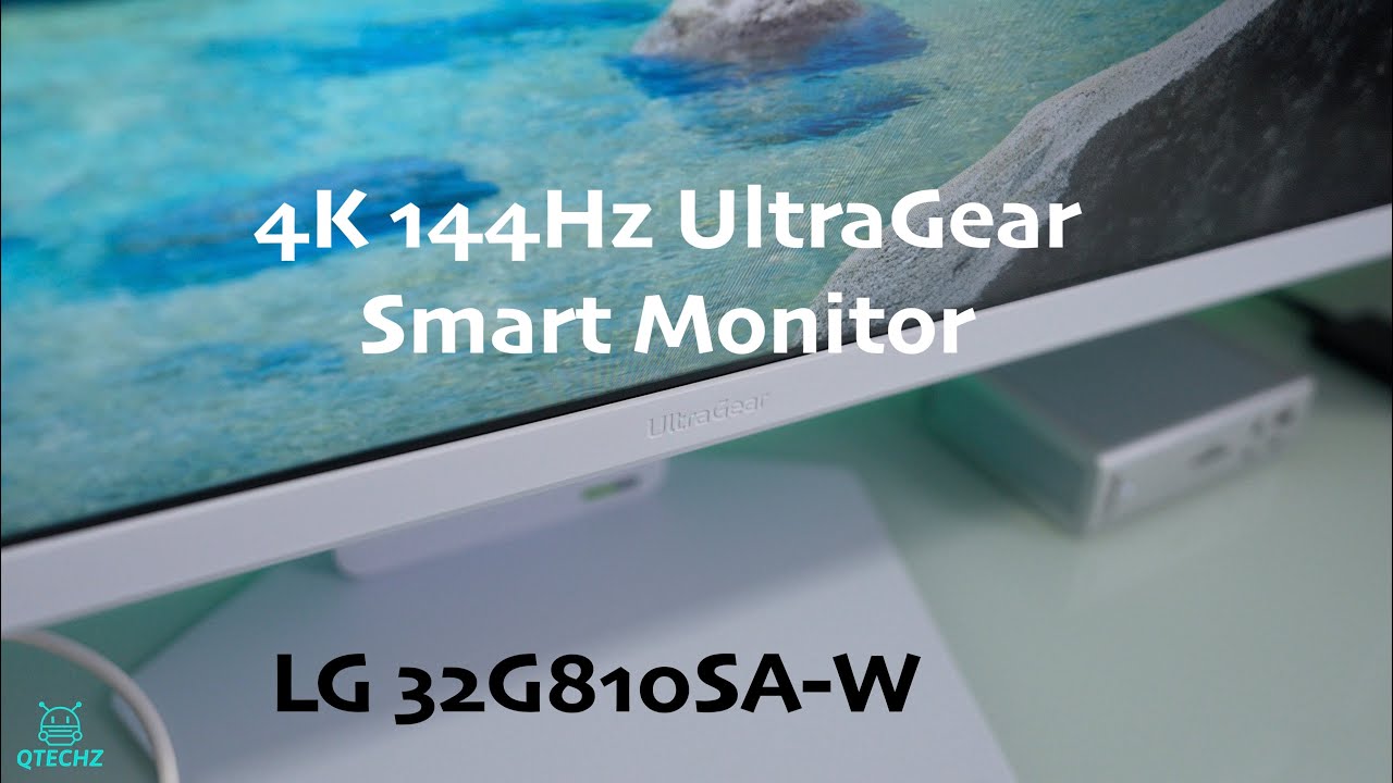 LG UltraGear 32G810SA-W Unboxing & First Look (4K 144Hz) with WebOS