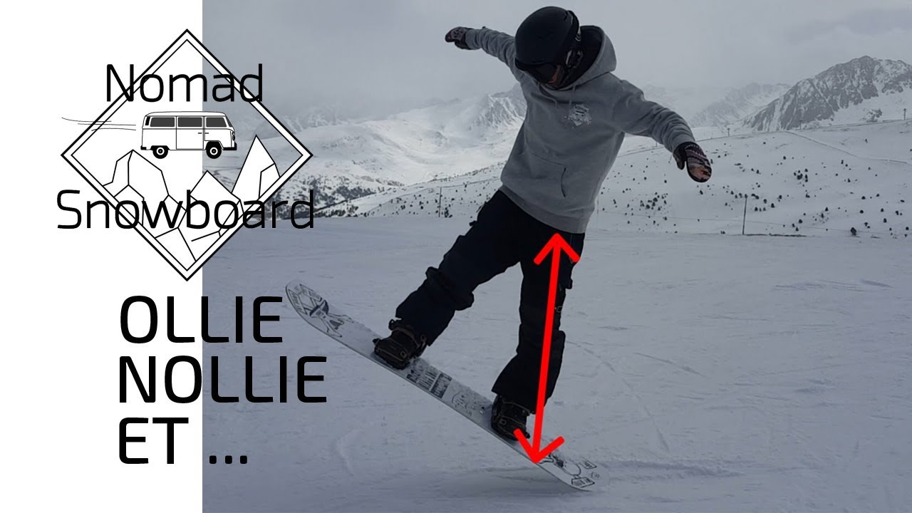 SNOWBOARD : Comment sauter ? Ollie, Nollie et saut des 2 jambes