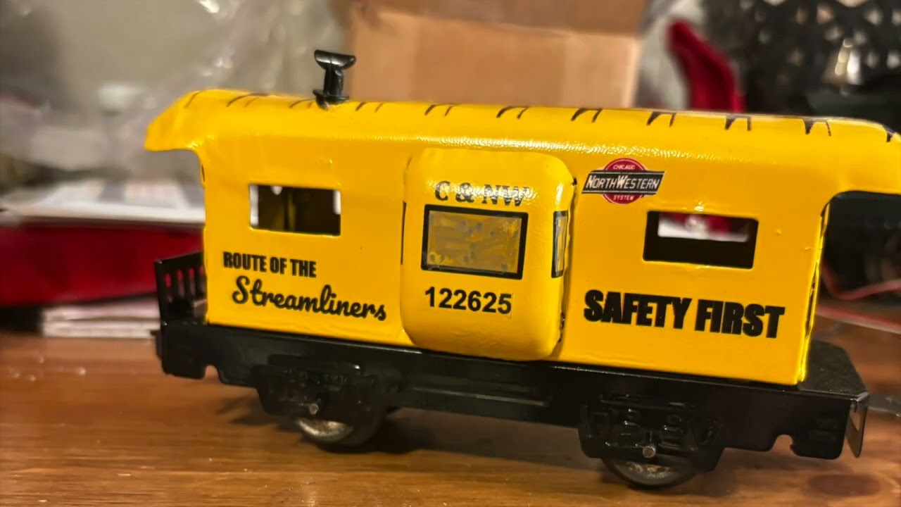 Marx C & NW Bay Window Caboose