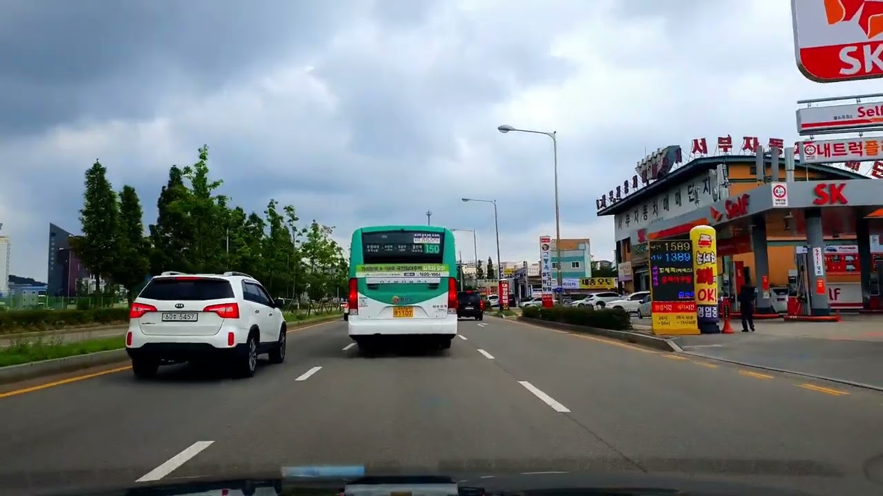 4K 군포TG - 수원 망포동 드라이브 영상