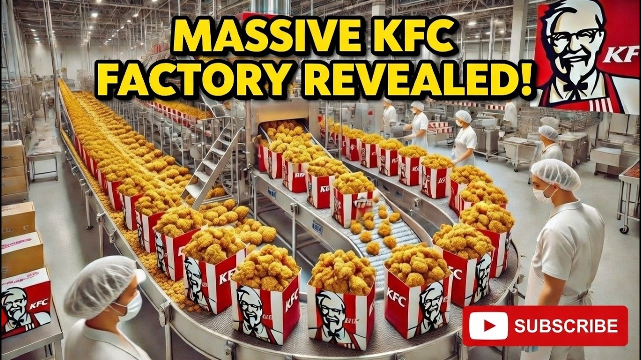 Inside KFC’s Secret Chicken Factory – Millions of Crispy Chickens Made Every Day! 🍗🔥 (Full Process)
