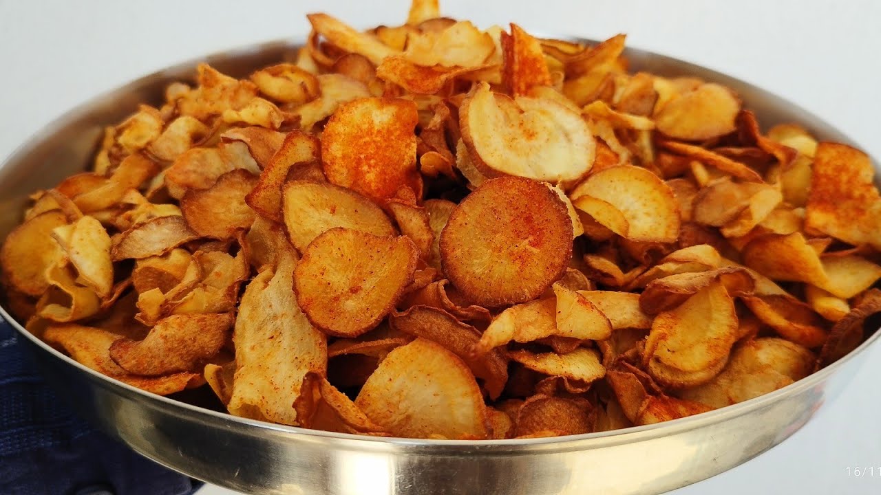 కరపెండ్లం చిప్స్ | karapendlam recipes | cassava chips | topioca chips | karrapendalam dumpa recipes