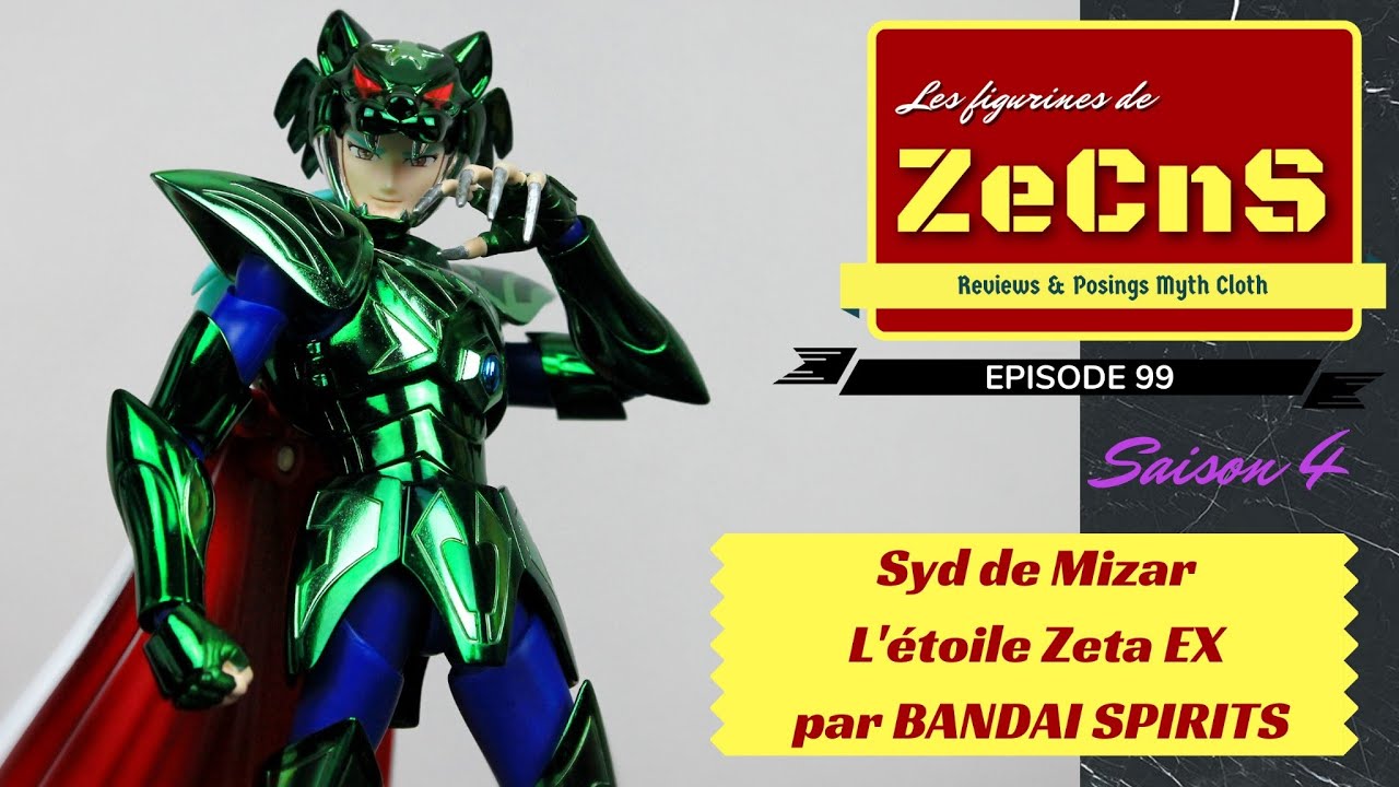 Saint Seiya Myth Cloth - Les Figurines de ZeCnS - Syd de Mizar ZETA EX Bandai Spirits Review