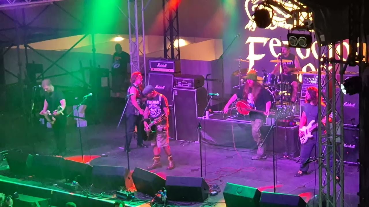 Ferocious Dog at Rebellion Fest, Blackpool on the Arena stage playing '     ' on Fri. 8/8/25.