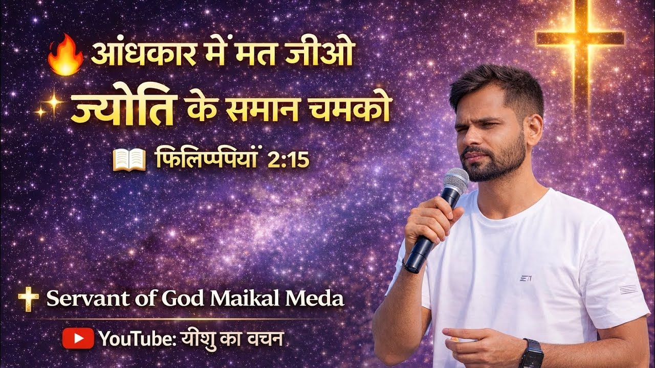 #ChamakteRaho #मन_बदलो | #Philippians2_15 #Transformation #ViralVachan Sarvent of god maikal meda 