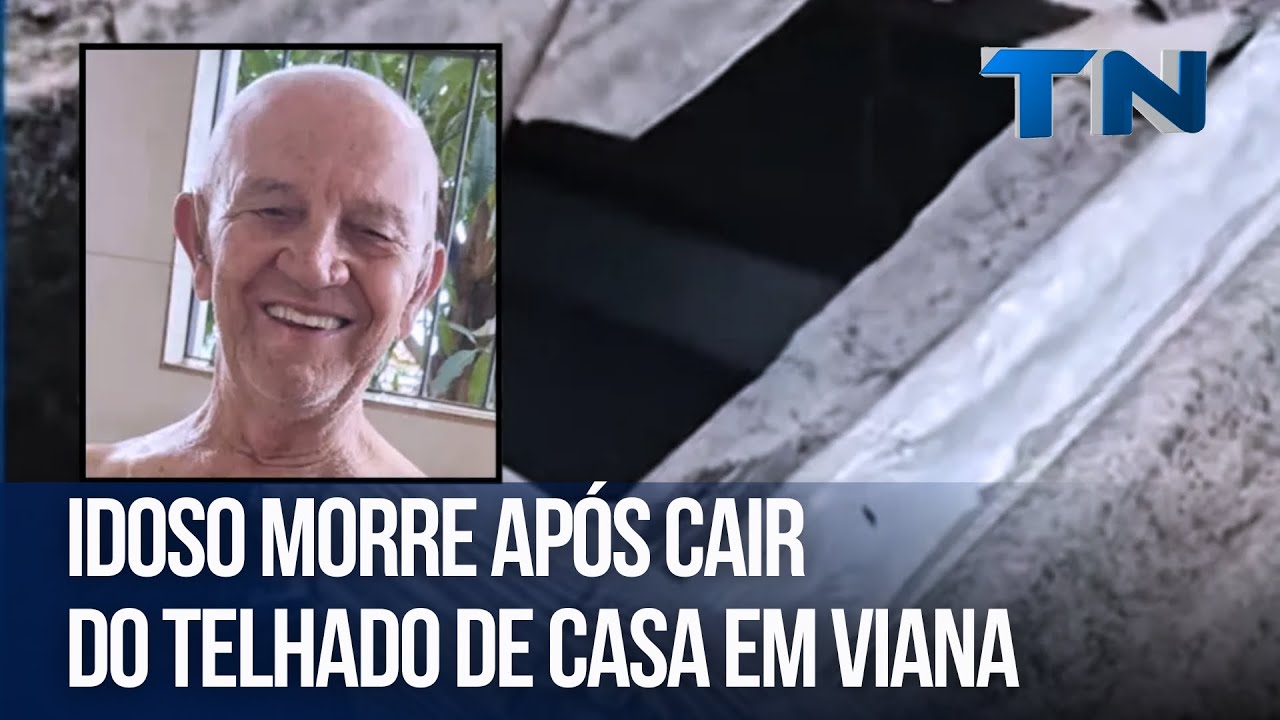 Idoso morre após cair do telhado de casa em Viana