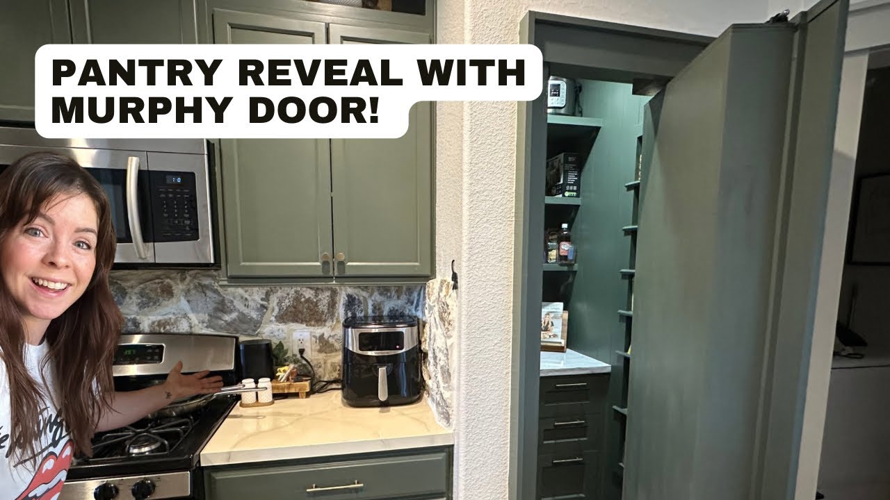 Pantry Remodel Reveal! Complete with Murphy Door!