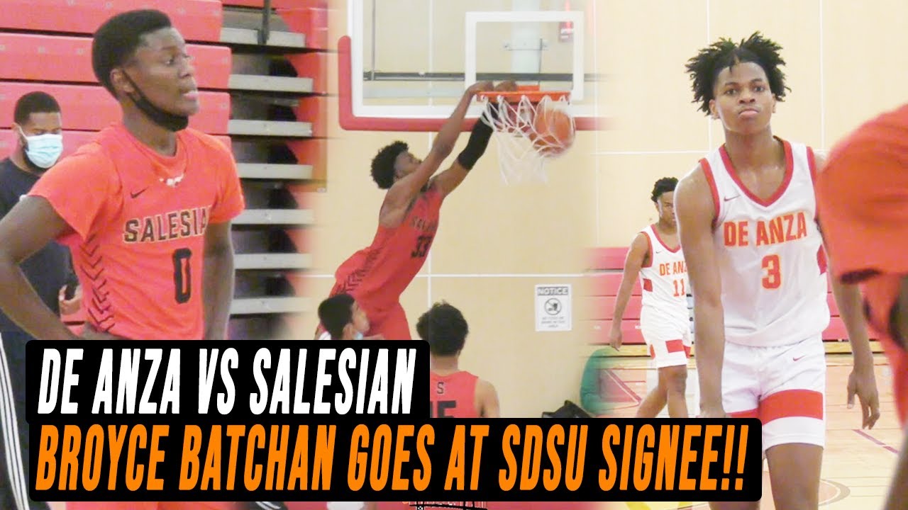 De Anza vs  Salesian | Broyce Batchan vs Jeremiah Jones Tough Guard MATCHUP!